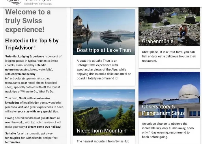 Alpesi faház Swisshut Modern With - Beunden *